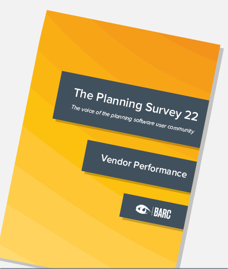 Planning Survey Vendor Performance Report